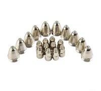 Lot de 20 consommables pour électrode de torche plasma P80 et buse pour coupe 60 A 80 A 100 A (1,1 mm)