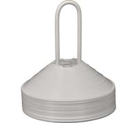 Lot De 20 Coupelles Extra Souples Avec Encoches Sporti France Sea Blanc