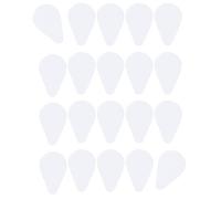 Lot de 20 coussinets de protection en silicone pour doigts de flûte - Autocollant fin et épais - Accessoires pour instruments à vent en bois