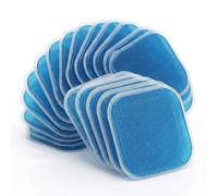 Lot de 20 coussinets de rechange en gel, coussinets d'électrodes, coussinets en gel compatibles avec les appareils Beurer Em 59 Heat, coussinets en gel de rechange compatibles, coussinets d'électrodes