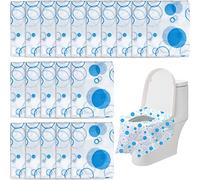Lot de 20 coussinets de toilette, 65 x 60 cm, emballés individuellement, idéal pour les voyages, les toilettes publiques et pour les centres commerciaux, l'hôpital, le bureau