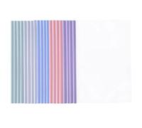 Lot de 20 couvertures en plastique transparent A4 avec barres coulissantes, capacité de 100 feuilles, pour documents, contrats, reprises, rapports, présentation, classeur en plastique - 22 x 31 cm