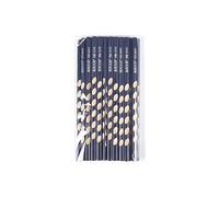 Lot de 20 crayons de correction gestuelle pour enfants à utiliser avec trous pour correction des gestes de la main Bleu