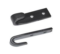 Lot de 20 crochets de bâche, noir, pour sangle élastique, etc.