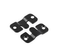Lot de 20 crochets muraux for cadre photo, trou serrure, clip en Z, support montage encastré emboîtable for canapé-lit, connecteur meubles Pour Accrocher(Black L)
