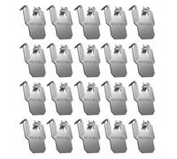 Lot de 20 crochets pour tableaux - Pour cloison sèche avec griffes, cintres muraux en métal robuste - Pour accrocher des cadres, des œuvres d'art et des peintures murales, pour une installation facile