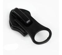 Lot de 20 curseurs de fermeture éclair en nylon 3# 5# 8# 10#, fermetures à glissière invisibles et imperméables inversées, tête d'extraction pour sac, veste, accessoire de couture, DIY, ZT010-Noir-No1