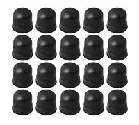 Lot de 20 curseurs noirs pour trombone - Embouts en silicone pour le support inférieur - Pièces d'instruments en laiton