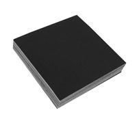 Lot de 20 dalles de moquette carrées autoportantes - 50 x 50 cm - Résistantes - Avec patch adhésif - Pour tous les domaines de la maison, du bureau, de la chambre à coucher - Antidérapant - Noir - 5 ㎡