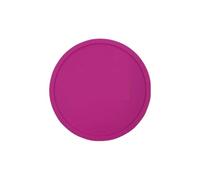 Lot de 20 Dessous Verre Ronds Noirs en Silicone antidérapants for Table et Maison pour Boissons Chaudes et Froides(Rose Red)