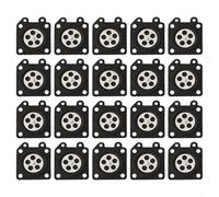 Lot de 20 diaphragmes de mesure de carburateur pour série 95-526 - Joint de rechange haute performance pour tronçonneuse, débroussailleuse, souffleur, petit moteur pièces de réparation