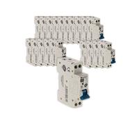 Lot de 20 disjoncteurs 16A PH/N - NF - Zenitech