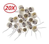 Lot de 20 Douilles Culot GU10 pour Ampoule Halogène ou Led