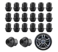 Lot de 20 écrous de roue M12 x 1,5 pour Ford Focus Fiesta K Mondeo Kuga après 2012