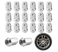 Lot de 20 écrous de Roue M14 x 1,5 SW19mm pour Jeep pour Dodge Ram 1500