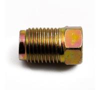 Lot de 20 écrous mâles plaqués zinc pour raccords de conduite de frein 3/16 en cuivre évasé inversé et raccord d'extrémité métrique