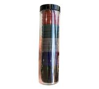 Lot de 20 élastiques pour queue de cheval - Élastiques en nylon durable - Sans risque de dommages pour les et les adultes - Parfait pour un usage quotidien