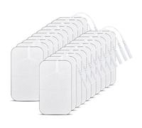 Lot de 20 électrodes autocollantes Tens - Appareil réutilisable - Thérapie de la douleur pour Tens Acupuncture Digita Therapie Machines - Soulagement des muscles, des douleurs articulaires (6 x 9 cm)