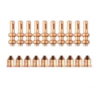 Lot de 20 électrodes de coupe plasma 256026 et embouts 249929 pour fraiseuse Spectrum 875 Auto-Line, avec lampes de poche XT60 XT60M, remplacement 60 A, accessoires