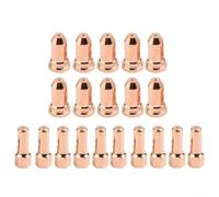 Lot de 20 électrodes de coupe plasma et buse, électrode plasma 52556 et pointe 51248 consommables de rechange pour le travail des métaux industriels et les réparations (1,4 mm)