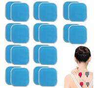 Lot de 20 électrodes de rechange en gel - 40 x 40 mm - Pour appareil d'entraînement abdominal - Utilisable sur les coussinets en gel Beurer-EM 59 - Compatible avec EM 59 Heat Digital TENS