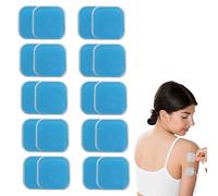 Lot de 20 électrodes de rechange en gel - 45 x 45 mm - Pour appareil d'entraînement abdominal - Utilisable sur les coussinets en gel Beurer-EM 59 - Compatible avec EM 59 Menstrual Relax TENS et