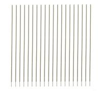 Lot de 20 électrodes de soudage en acier inoxydable 304 A102 E308-16 1,0 mm-4,0 mm pour tiges de soudure AC ou DC à faible éclaboussures pour 0Cr19Ni9/0Cr19Ni11Ti 201/202/301/Structures inoxydables