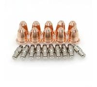 Lot de 20 électrodes de torche plasma S25K S45 PR0110 PD0116-06 compatibles avec Eastwood pour Versa 20 WS Consommables OEM pour une coupe précise Comprend 10 électrodes et 10 buses