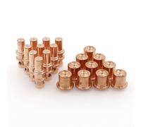 Lot de 20 électrodes et buses de torche de coupe plasma compatibles avec les embouts PR0109 PD0105-12, consommables en cuivre haute température pour coupe-plasma à air