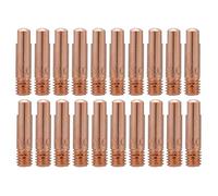 Lot de 20 Embouts de en Cuivre, Buse de Soudage Mig Mag Tube de Torche de Soudage Embouts de Soudage pour Torche de Soudage Binzel 15AK MIG/MAG (1.0)