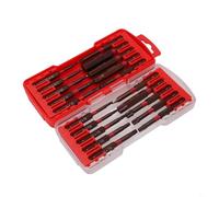 Lot de 20 embouts de tournevis magnétiques avec boîte de rangement - Croix, fente, hexagonale, pour Torx, SQ, PH, Y, PZ - pour pilotes et outils à main (A)