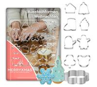 Lot de 20 emporte-pièces à motifs de Noël et de l'Avent - Emporte-pièces pour la pâtisserie - Emporte-pièce et emporte-pièces