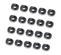 Lot de 20 entretoises de serrage de tige de selle pour réparation et entretien, ensemble de joints avec trou central pour cyclistes, tige de selle de vélo, kit d'inserts d'entretien de vélo