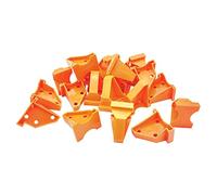 Lot de 20 entretoises pour sols stratifiés, entretoises de sol avec espacement de 1/4" et 1/2", compatibles avec les planches en vinyle, les sols composites, le sol flottant, le triangle stable