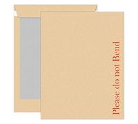 Lot de 20 enveloppes A4 auto-adhésives iSOUL 324 mm x 229 mm A4 C4 avec dos en carton rigide Ne pas plier