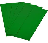 Lot De 20 Enveloppes Colorées Avec Fermeture Adhésive, Enveloppes De Couleur Pour Lettres, Cartes Postales, Faire-Parts, Carte De Voeux, Taille Dl 110 X 220 Mm (Vert Foncé)