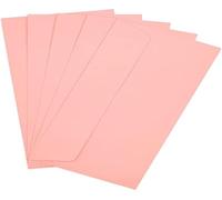 Lot De 20 Enveloppes Colorées Avec Fermeture Adhésive, Enveloppes De Couleur Pour Lettres, Cartes Postales, Faire-Parts, Carte De Voeux, Taille Dl 110 X 220 Mm (Rose)