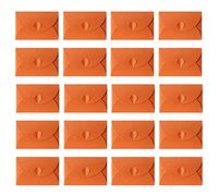 Lot de 20 enveloppes colorées rétro pour cartes de vœux de mariage, invitations de mariage, lettres de remerciement, enveloppes colorées pour argent 7,1 x 10,2 cm