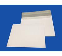 lot de 20 enveloppes courrier A5 - C5 papier velin blanc 90g format 162 x 229 mm une enveloppe blanche avec fermeture bande adhésive autocollante siliconnée