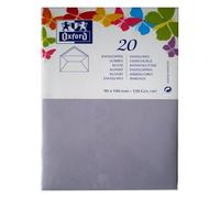 Lot de 20 enveloppes Oxford 90x140 gommee patte pointue de visite parme