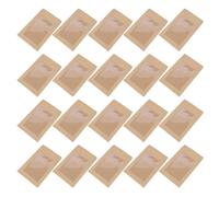 Lot de 20 enveloppes vintage de 10,16 x 5,7 cm avec fenêtre transparente pour invitations de Noël, de Saint-Valentin, emballage