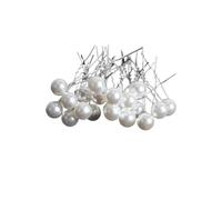 Lot de 20 épingles à cheveux élégantes en forme de U en métal pour femme avec perles et cristaux