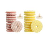 Lot de 20 éponges avec plateau double face, anti-rayure, outils de nettoyage de cuisine et non abrasifs, joints robustes pour la maison ou l'organe amélioré à double usage.