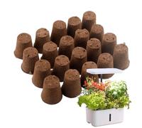 Lot de 20 éponges de culture hydroponiques - Blocs de rechange de taille moyenne avec matériau absorbant - Pour laitue, légumes, fleurs, systèmes sans terre, cour, ferme, balcon, terrasse, porche