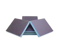 Lot de 20 éponges de polissage flexibles for meubles en bois, 120 x 98 x 13 mm, outil manuel(P80)
