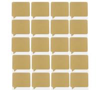 Lot de 20 étiquettes à gratter pour petites entreprises pour la fabrication de cartes de tombola, certificats, cartes à gratter