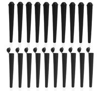 Lot de 20 étuis à joint 117 mm - Tube en J - Étui de transport - Accessoires - Housse de transport - Noir - Anti-odeur - Tube pour transport
