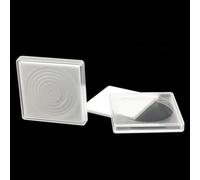 Lot de 20 étuis carrés de rangement pour pièces de monnaie de 16 à 40 mm de diamètre, plastique PC transparent avec doublure en mousse réglable, boîte de rangement résistante aux rayures (19/24/29/34