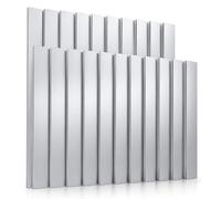 Lot de 20 feuilles d'anode en zinc pur à 99,995 %, bandes d'électrode en zinc pour placage galvanoplastie, plaque métallique en zinc pour expériences scientifiques, 1 mm x 20 mm x 100 mm