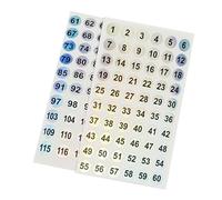 Lot de 20 feuilles d'autocollants numérotés de 1 à 300, imperméables, autocollants numérotés laser, autocollants numérotés à points, autocollants décoratifs pour marquage de date, design de sac